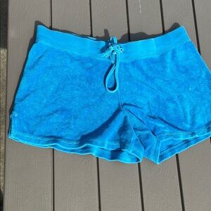 Juicy Couture Blue Terry Shorts